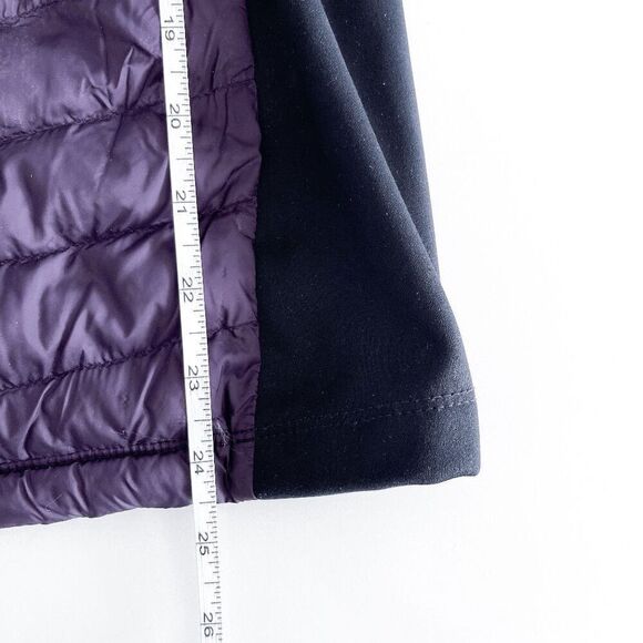 32 Degrees Heat Women’s Quilted Softshell Jacket Full Zip Black Purple SZ Medium - Picture 7 of 7